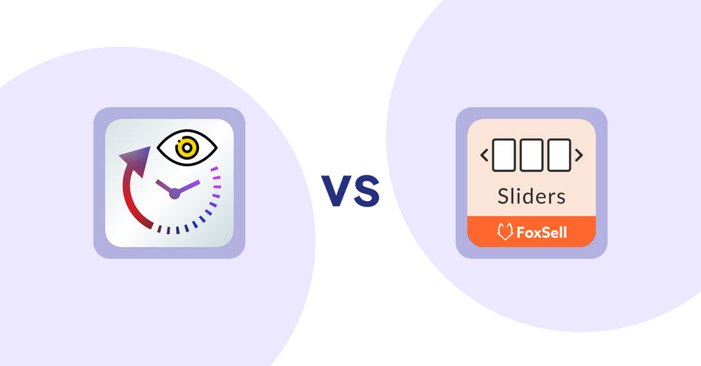 Shopify Product Display Apps: JustViewed ‑ Recently Products vs FoxSell Slider & Carousel