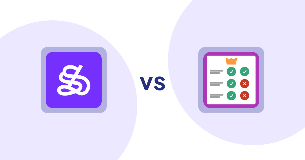 Shopify Product Display Apps: WeShop AI: Model&Product Photo vs Pretty Comparison Tables