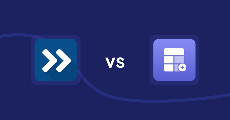 Shopify Product Display Apps: Ultimate Recently Viewed vs Eazy Specification Tags Table