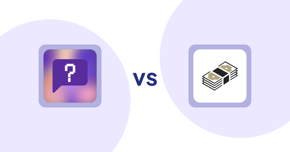 Shopify Product Display Apps: FAQbucket ‑ Help Center & FAQ vs シンプルクラウドファンディング｜お手軽自社クラファン