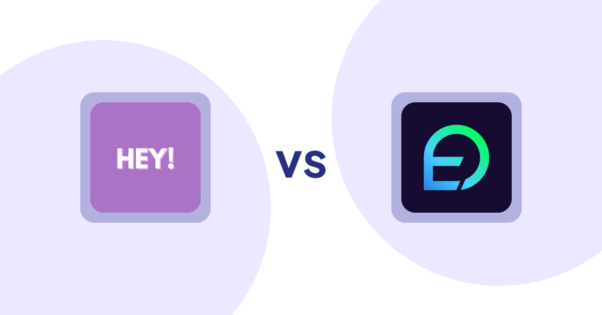 Shopify Product Display Apps: Hey! Product Page Banner & Text vs. EasyDisplay: Product Showcase