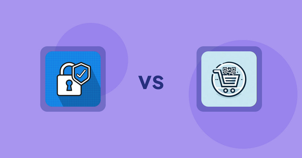 Shopify Product Display Apps: B2B Essential Locks vs QR Cartify