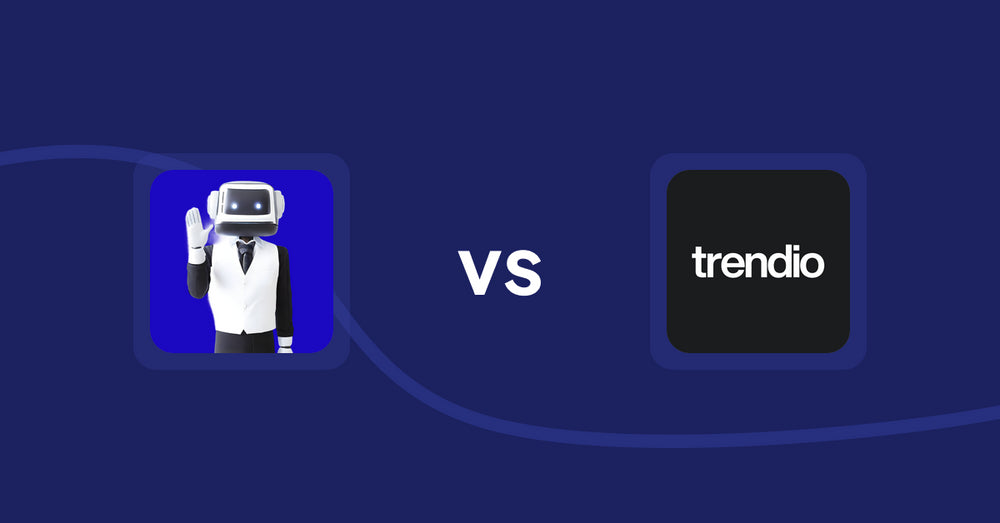 Shopify Product Display Apps: ShopCierge — AI Sales Chatbot vs Trendio