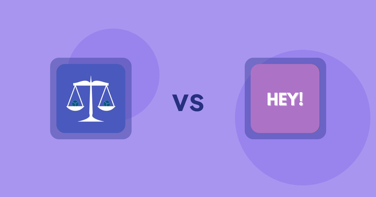 Shopify Product Display Apps: Equate ‑ Product Compare vs Hey! Product Page Banner & Text
