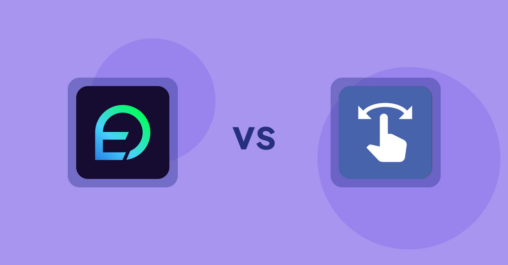 Shopify Product Display Apps: EasyDisplay: Product Showcase vs HypeSwipe: Swipes to Sales