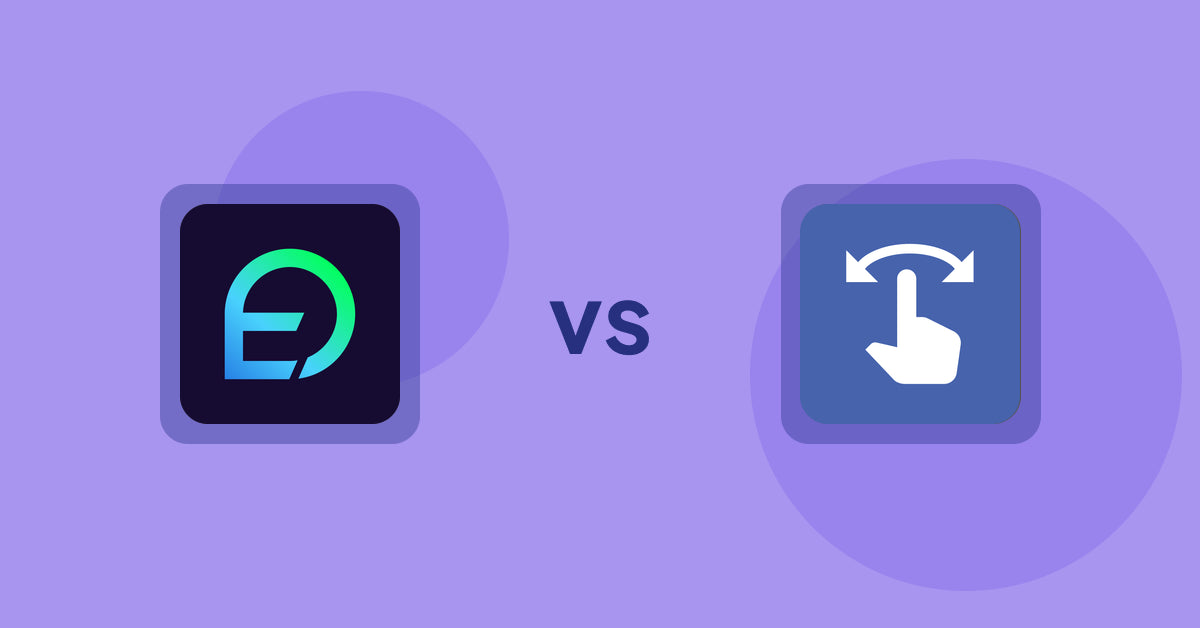 Shopify Product Display Apps: EasyDisplay: Product Showcase vs HypeSwipe: Swipes to Sales