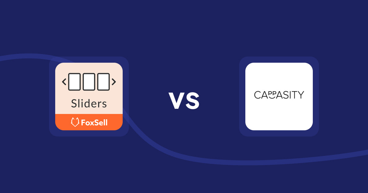 Shopify Product Display Apps: FoxSell Slider & Carousel vs Cappasity 3D and 360 Viewer