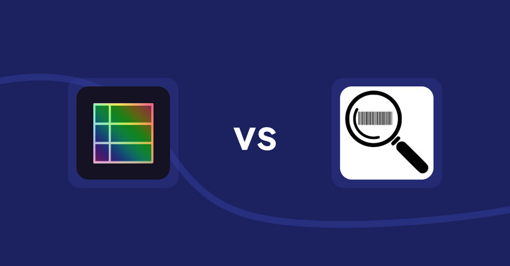 Shopify Product Display Apps: TableFlow Specification Table vs ScanZ ‑ Find and Import Easy