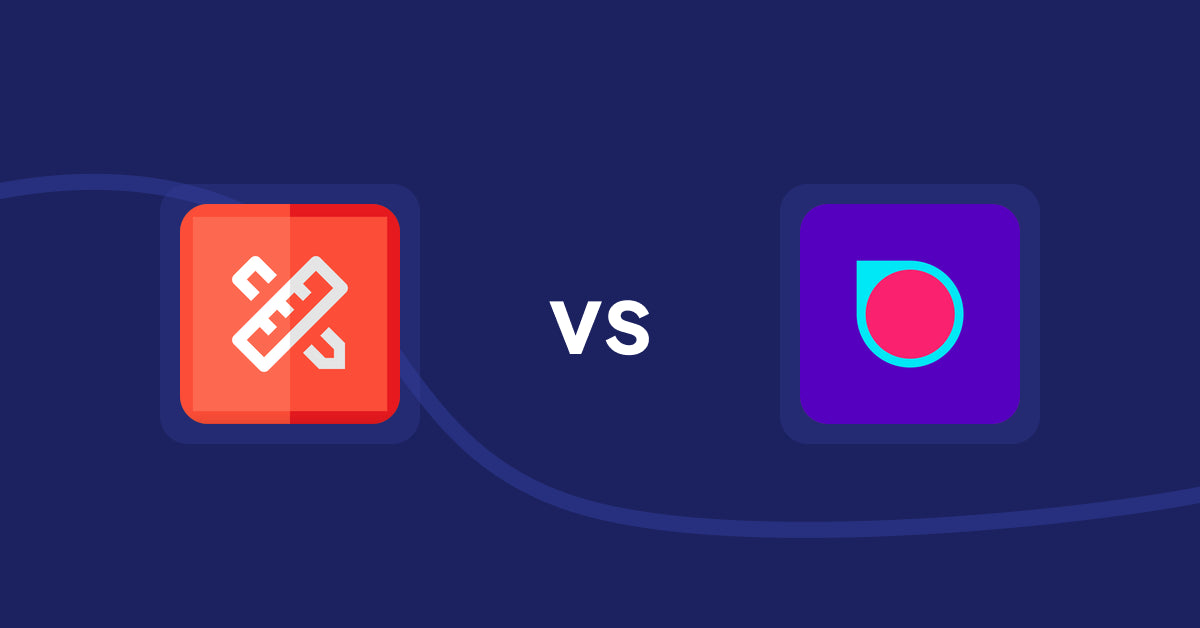 Shopify Product Display Apps: RT: Size Chart, Size Guide vs Spotlight: Video Loops