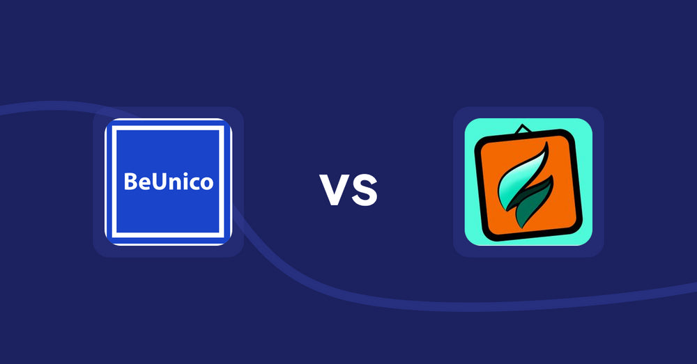 Shopify Product Display Apps: BeUnico vs SMART ‑ Art Product Builder