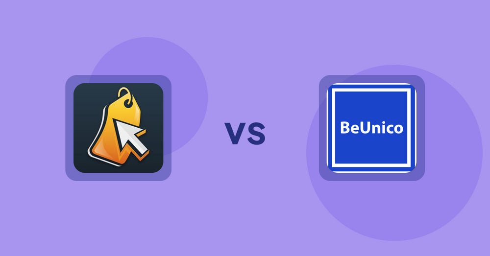 Shopify Product Display Apps: Iconic: Product Features vs BeUnico