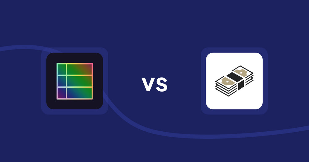 Shopify Product Display Apps: TableFlow Specification Table vs シンプルクラウドファンディング｜お手軽自社クラファン