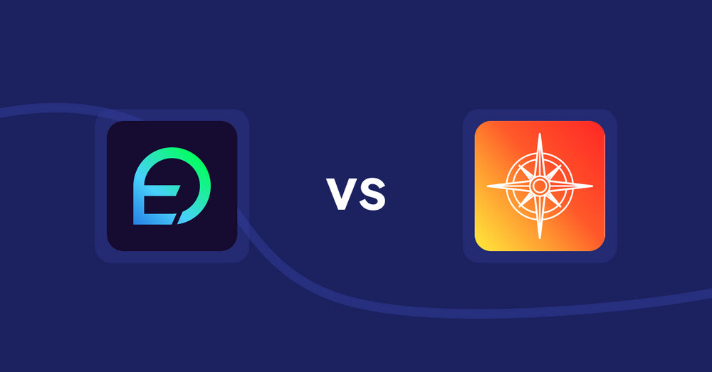 Shopify Product Display Apps: EasyDisplay: Product Showcase vs Compass Navigation