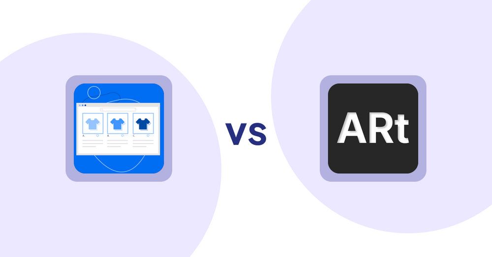 Shopify Product Display Apps: Hura Product Showcase Builder vs. Wall Art Viewer AR