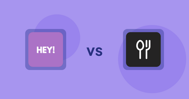 Shopify Product Display Apps: Hey! Product Page Banner & Text vs ServeUp ‑ Restaurant Menu