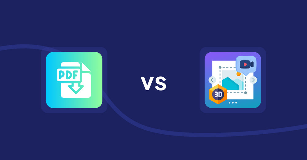 Shopify Product Display Apps: Hukify - PDF Catalog Printer vs ProductSlider Pro