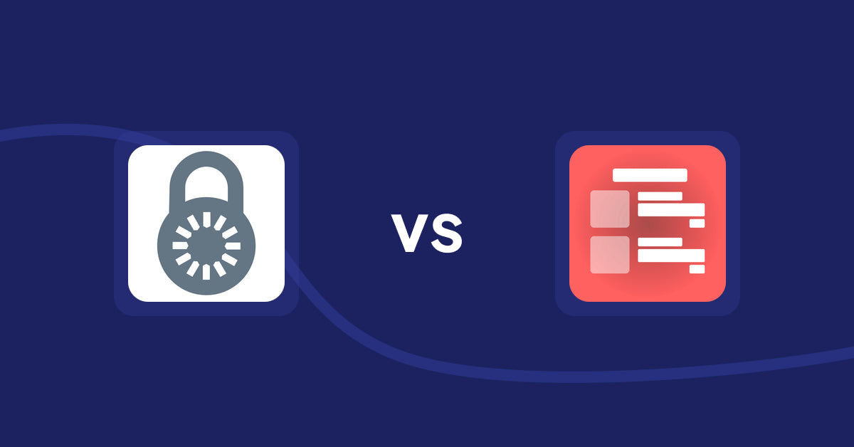 Shopify Product Display Apps: Reveal Lock Manager vs Menulog