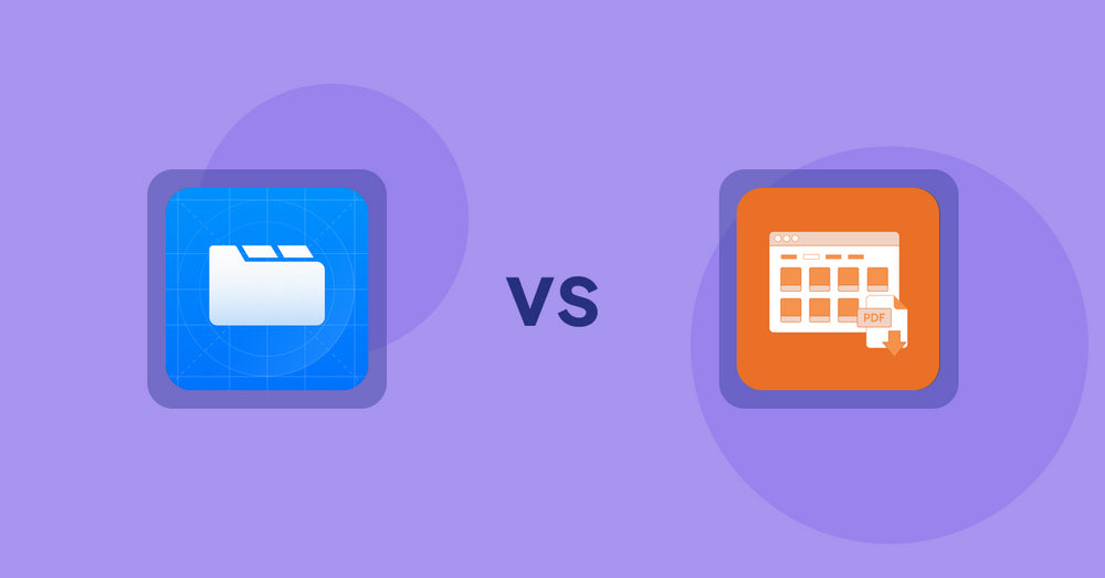 Shopify Product Display Apps: Easy Tabs ‑ Product Tabs vs Meetanshi PDF Product Catalog