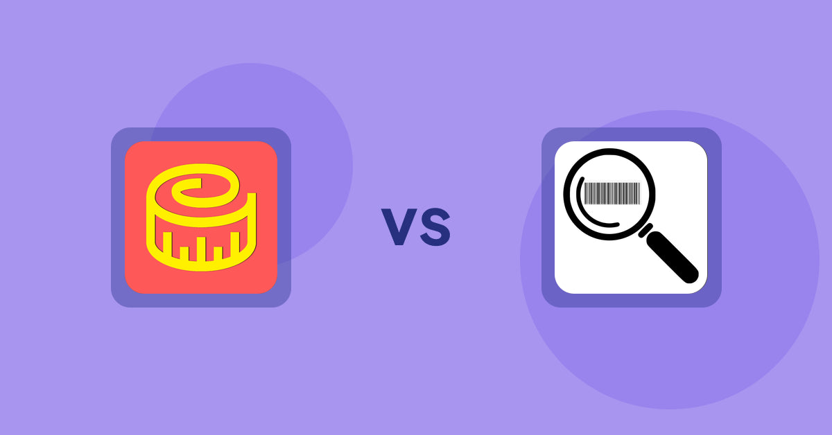 Shopify Product Display Apps: Snake Size Chart & Size Guide vs ScanZ ‑ Find and Import Easy