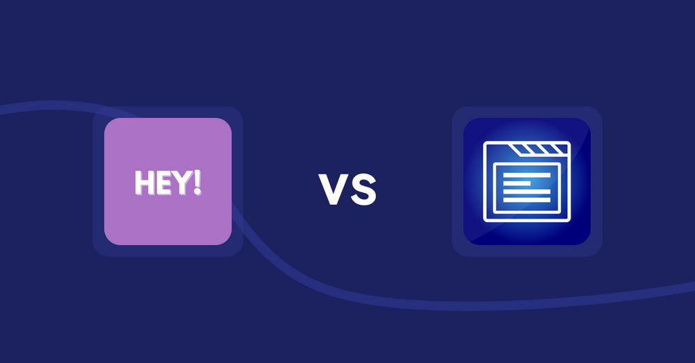 Shopify Product Display Apps: Hey! Product Page Banner & Text vs My Tabs 2.0