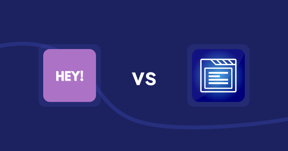 Shopify Product Display Apps: Hey! Product Page Banner & Text vs My Tabs 2.0
