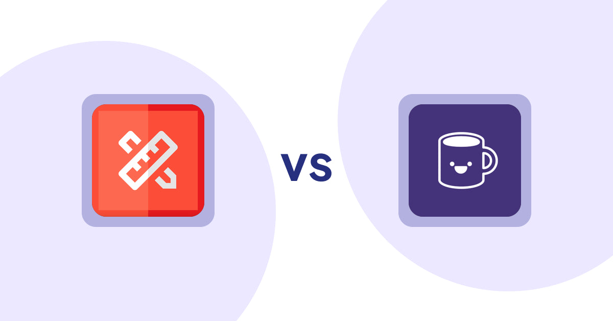 Shopify Product Display Apps: RT: Size Chart, Size Guide vs Mugshot Bot