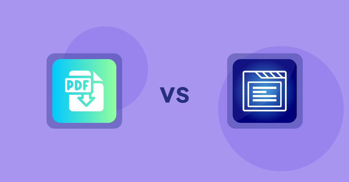 Shopify Product Display Apps: Hukify ‑ PDF Catalog Printer vs My Tabs 2.0