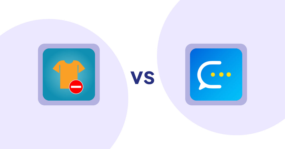 Shopify Product Display Apps: Products Unavailable vs Advance AI Copywriter