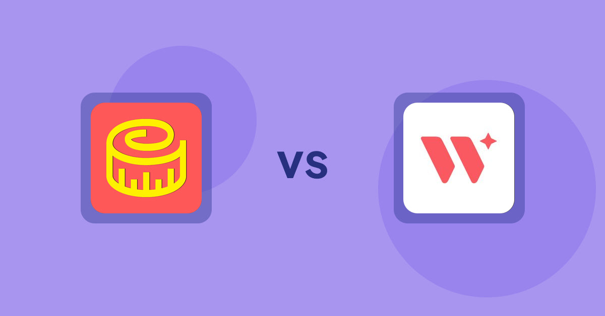 Shopify Product Display Apps: Snake Size Chart & Size Guide vs. Wizart Visualizer