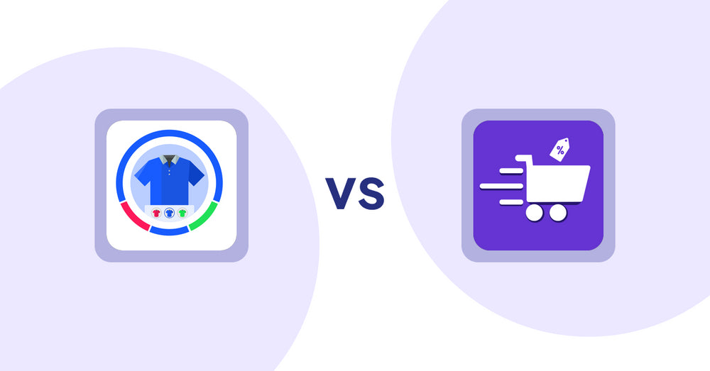 Shopify Product Display Apps: EVS ‑ Easy Variation Swatches vs Cypher Bulk Order Page & Price