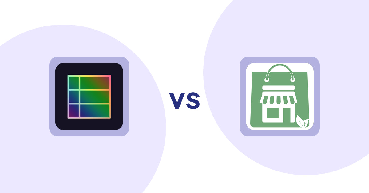 Shopify Product Display Apps: TableFlow Specification Table vs. Greeniemart