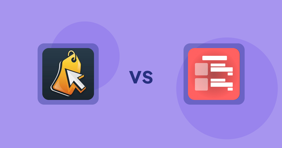 Shopify Product Display Apps: Iconic: Product Features vs Menulog