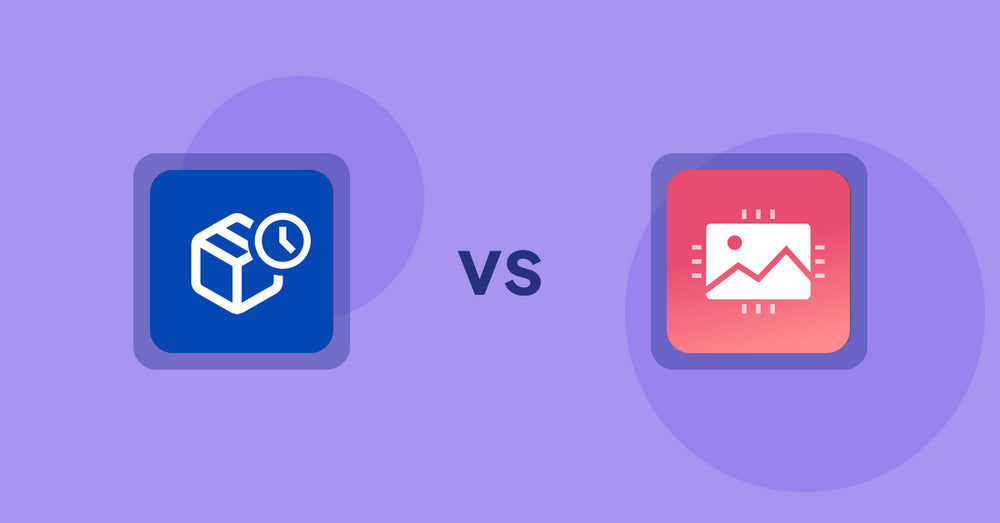 Shopify Product Display Apps: PreOrder Alpha vs XO Image Styles