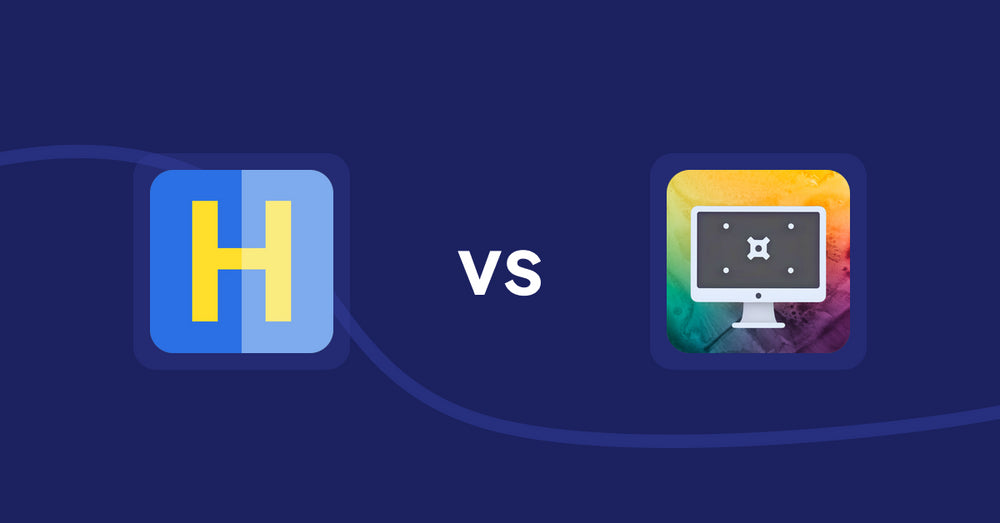 Shopify Product Display Apps: HiVar: Hide Sold Out Variants vs. PC Builder