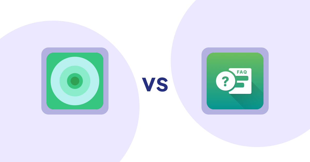 Shopify Product Display Apps: Hey!Scarcity Low Stock Counter vs FAQ Expert: Product FAQ