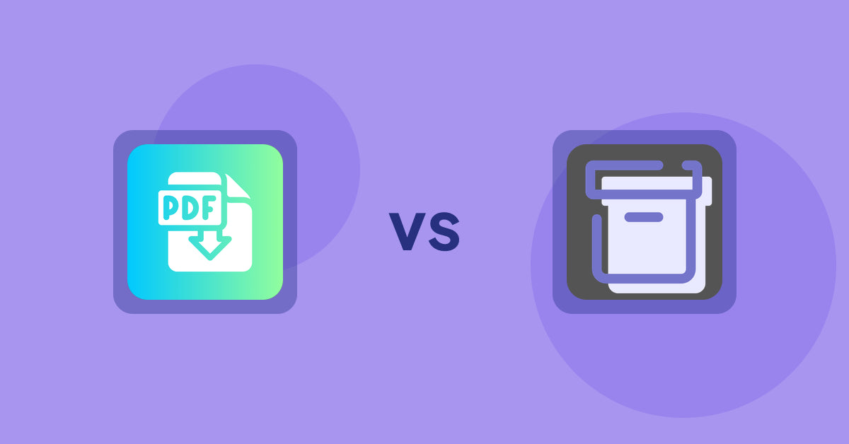 Shopify Product Display Apps: Hukify - PDF Catalog Printer vs Shelfify