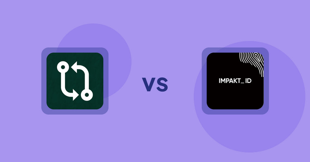 Shopify Product Display Apps: Compareder ‑ Product Compare vs IMPAKT ID: fashion CO2 tracker