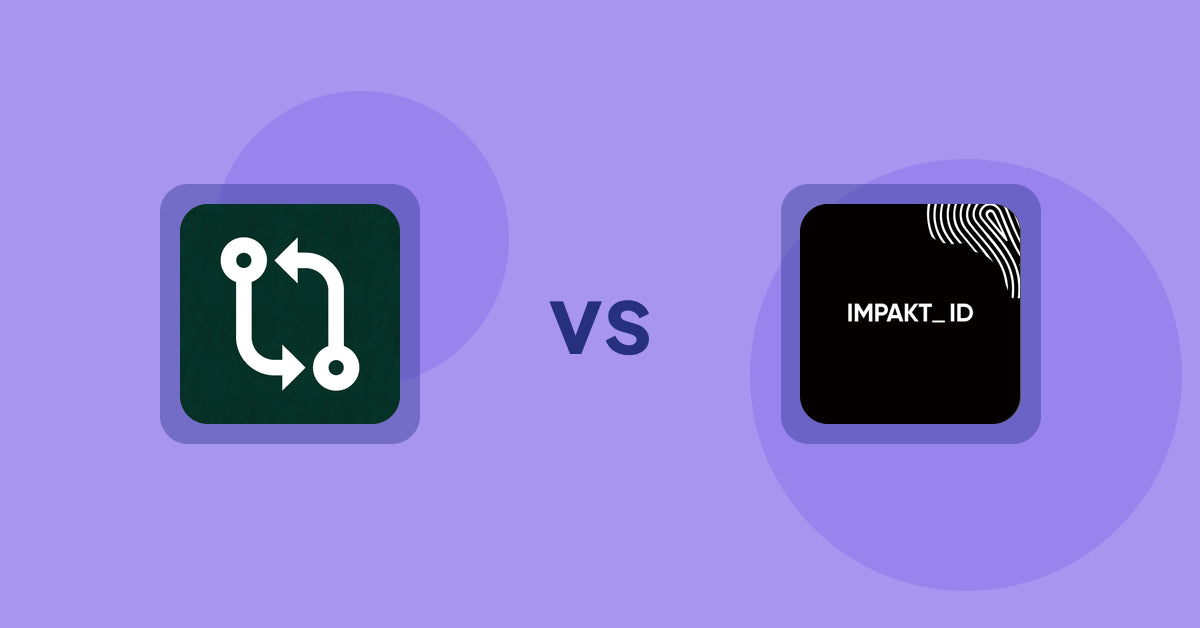 Shopify Product Display Apps: Compareder ‑ Product Compare vs IMPAKT ID: fashion CO2 tracker