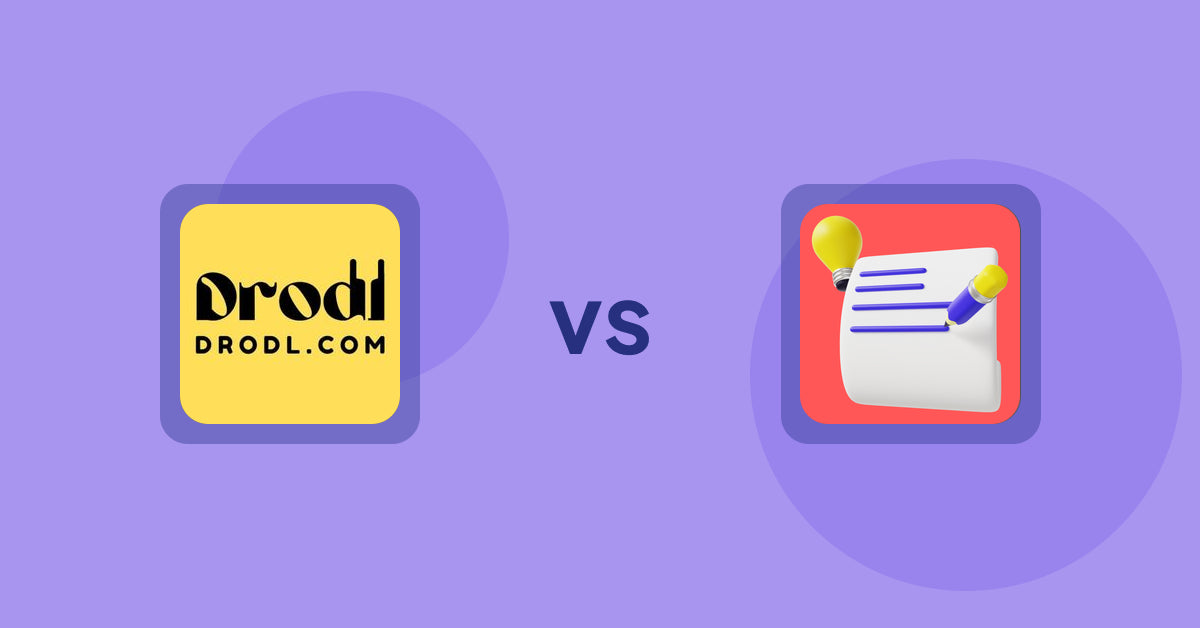Shopify Product Display Apps: Drodl: Hide SoldOut Products vs Wordo ‑ ChatGPT AI Description