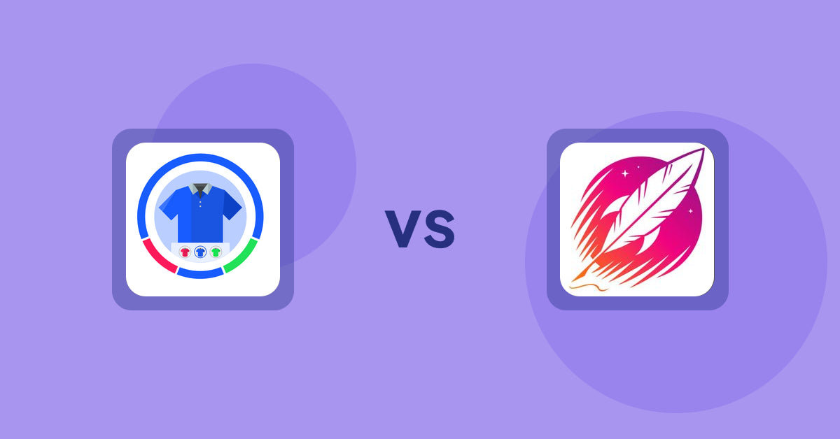 Shopify Product Display Apps: EVS – Easy Variation Swatches vs Wordsmith: Content Generator
