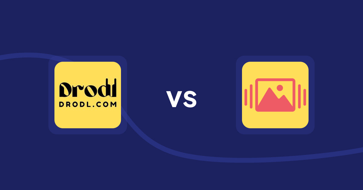 Shopify Product Display Apps: Drodl: Hide SoldOut Products vs Slidy Testimonial Carousel