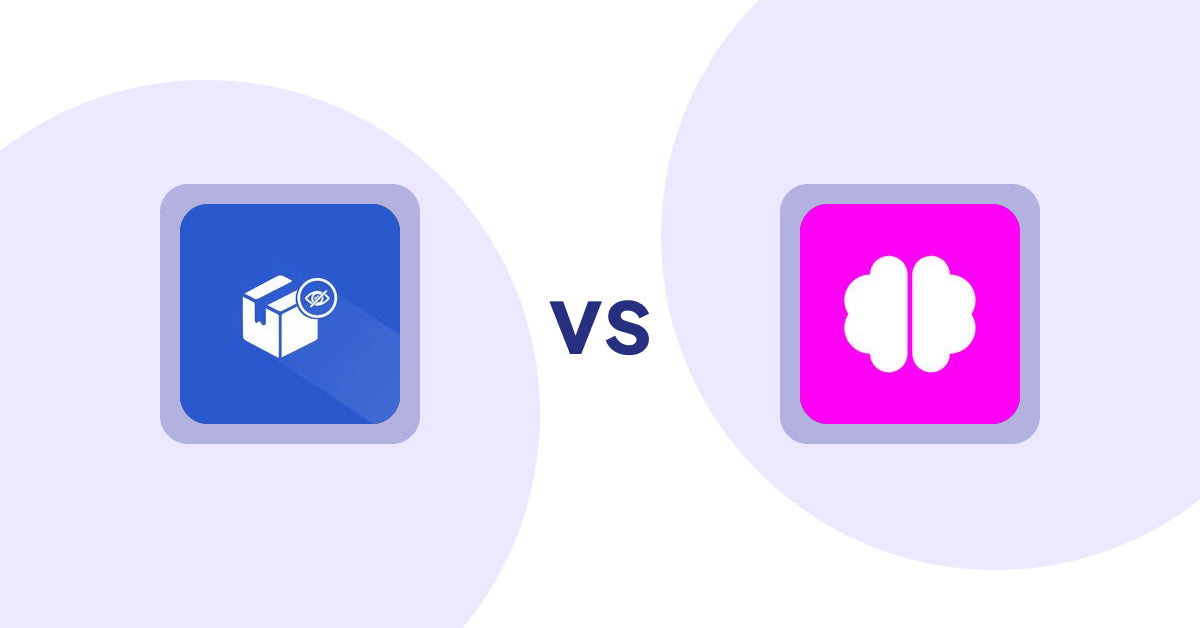 Shopify Product Display Apps: Addify ‑ Hide Products vs Brainy: AI SEO & Content Boost