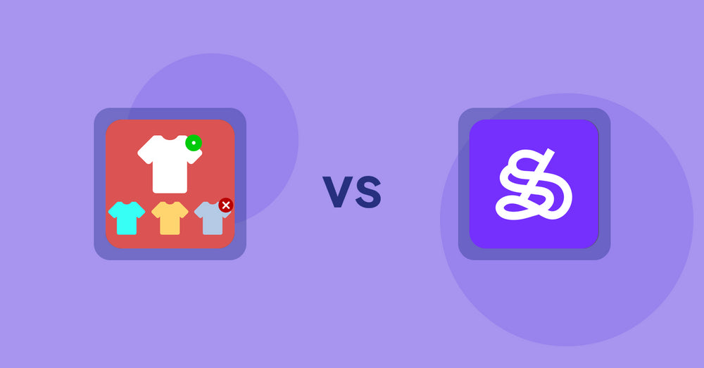 Shopify Product Display Apps: ST: Product & Collection Sort vs WeShop AI: Model & Product Photo