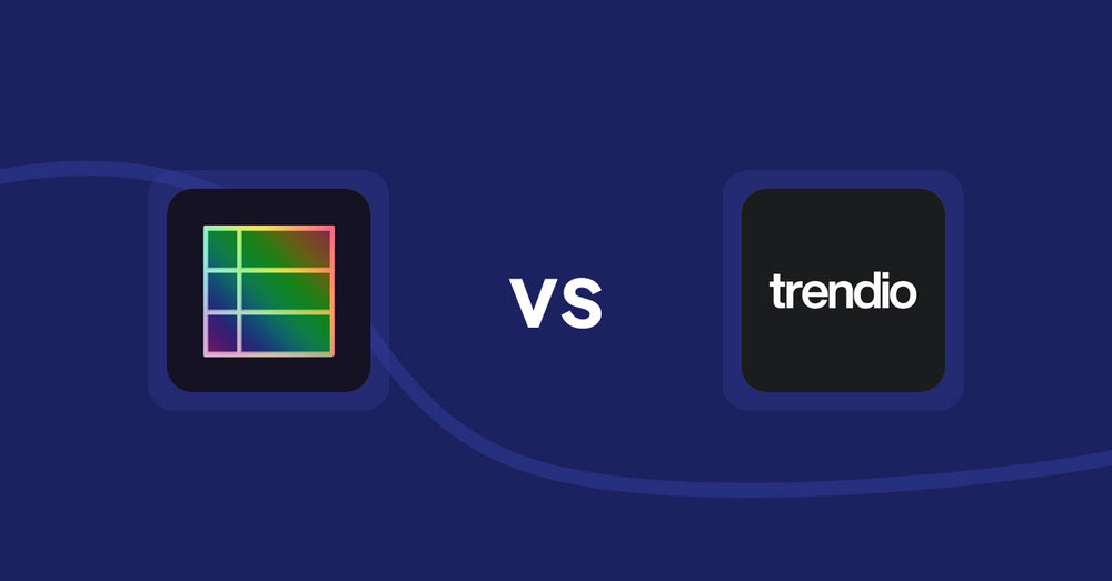 Shopify Product Display Apps: TableFlow Specification Table vs Trendio