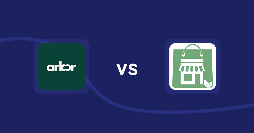 Shopify Product Display Apps: Arbor ― Carbon Transparency vs. Greeniemart