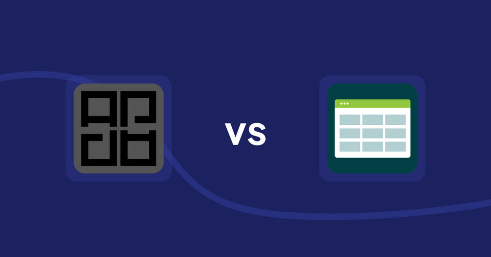 Shopify Product Display Apps: Archipro Product Sync vs. Product Table