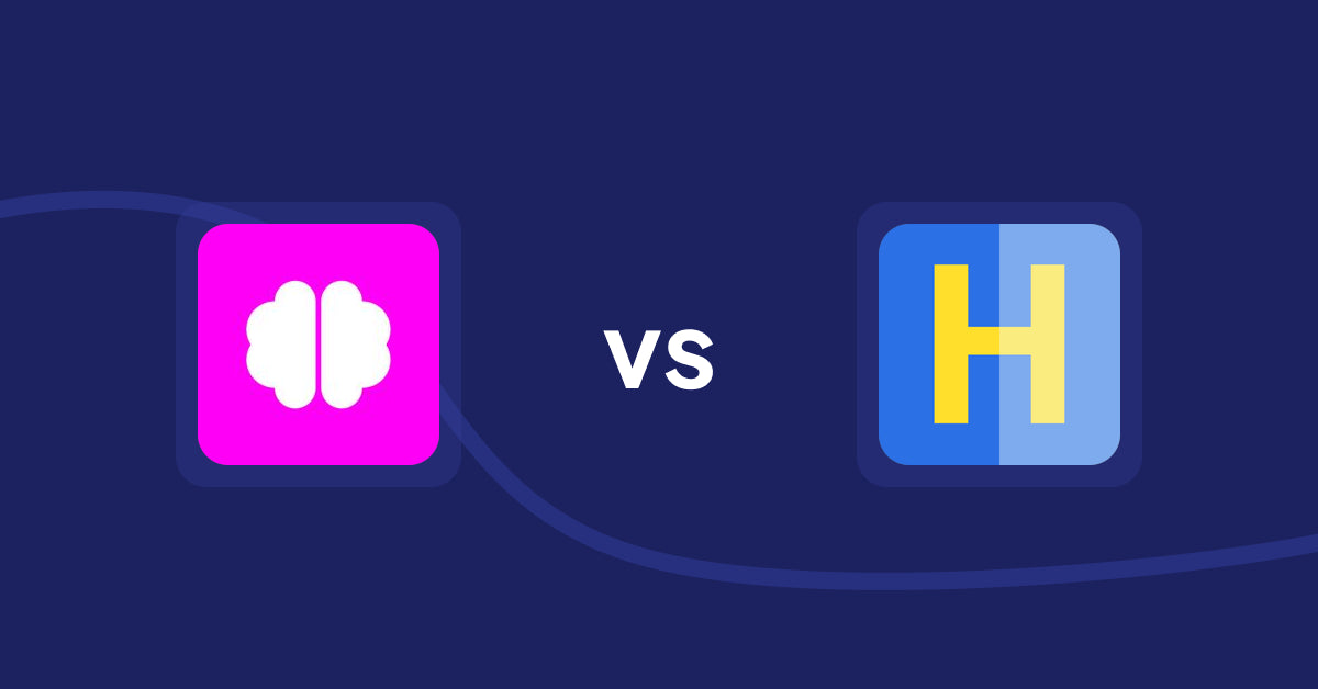 Shopify Product Display Apps: Brainy: AI SEO & Content Boost vs HiVar: Hide Sold Out Variants
