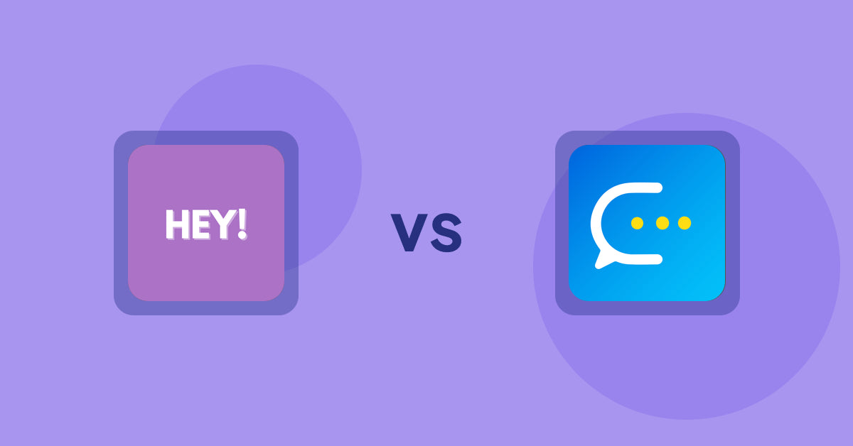 Shopify Product Display Apps: Hey! Product Page Banner & Text vs. Advance AI Copywriter