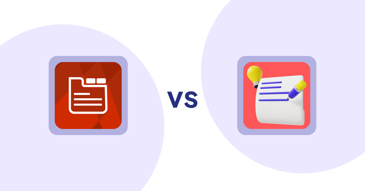 Shopify Product Display Apps: Tabs: SEO Product Tabs with AI vs. Wordo ‑ ChatGPT AI Description
