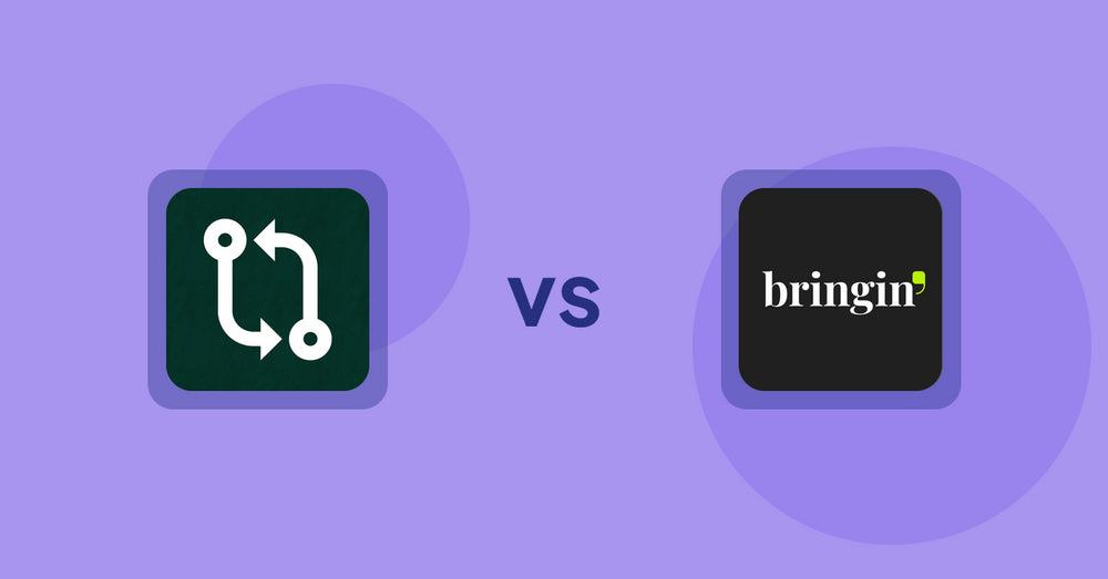 Shopify Product Display Apps: Compareder ‑ Product Compare vs Bringin